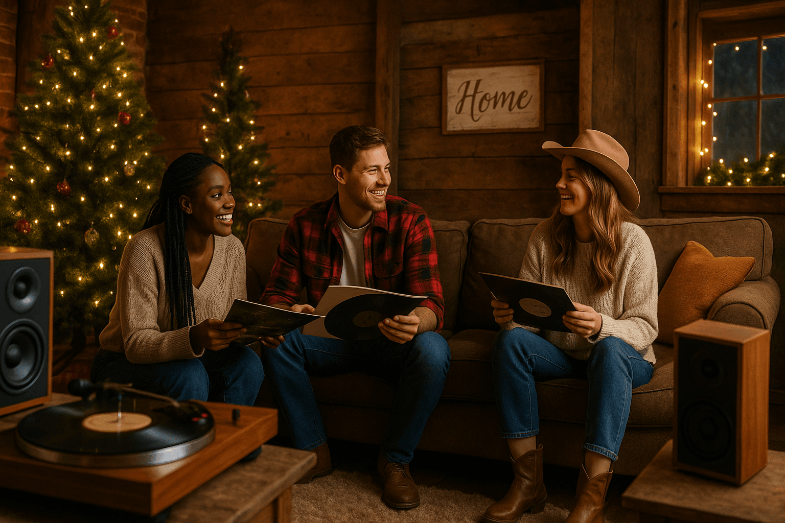 Turn It Up: Best Turntables & Speakers for Country Christmas Listening Parties